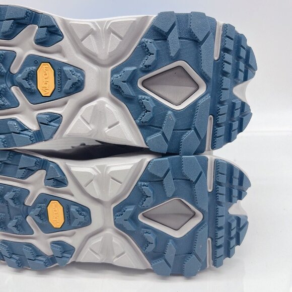 Hoka One One Kaha 2 Low GTX Trail Hiking Shoe Sharkskin/Blue Coral Womens US 10 - Picture 11 of 12